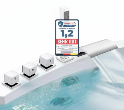 Productafbeelding van Douchekraan met watervalspuit en handdouche