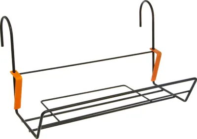 Produktbild von Dehner Blumenkastenhalter Mary, ca. 38 x 21 x 28 cm, Metall, schwarz