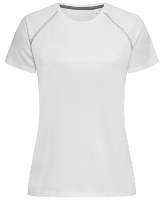 Immagine prodotto di Stedman - Maglietta "Team" da donna - Attiva Maniche raglan LT5612 (S) (Bianco)