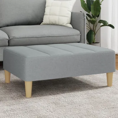 Obrázok produktu pre Podnožka bledosivá 77x55x31 cm látková