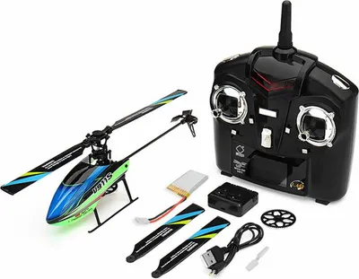 Zdjęcie produktu dla WLtoys V911S 2.4G 4CH 6- Aixs Gyro Flybarless RC Helicopter RTF