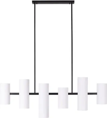 Obrázek produktu pro Závěsné svítidlo LAXER, bílé, 6xGU10x7W, kov, rozměry: 142x128x12 cm, IP20, Maxlight