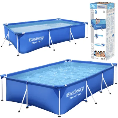 Obrázok produktu pre Bestway Steel Pro 56404, 3300 L, Rámový bazén, Modrá, 18,3 kg