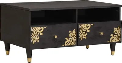 Immagine prodotto di Tavolino da salotto con cassetto Nero 80 x 54 x 40 cm