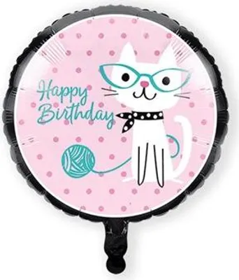 Produktbild von Folienballon Purr-fect party, Ø45