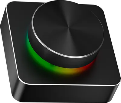 Produktbild von Anpassbarer Lautstärkeregler Multimedia Controller BT + Kabelverbindung mit RGB-Licht