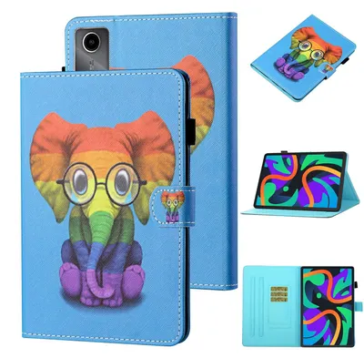 Produktbild von Für Lenovo Tab M11 Kunstleder Tablet Tasche Hülle Case Etuis Motiv 2