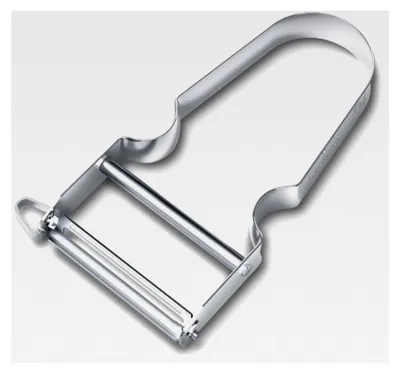Produktbild von Sparschäler STAR, Kartoffelschäler, Zweischneidig mit Pendelklinge, Extra scharf, Metallgriff, Swiss Made