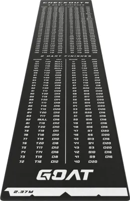 Produktbild von GOAT Carpet Checkout Dartmat 241 x 60