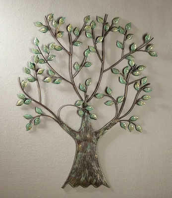 Zdjęcie produktu dla Gilde Wandrelief, Baum, Metall, braun, VE 2, L. 2 cm, B. 64 cm, H. 76 cm 69748 4009079697483