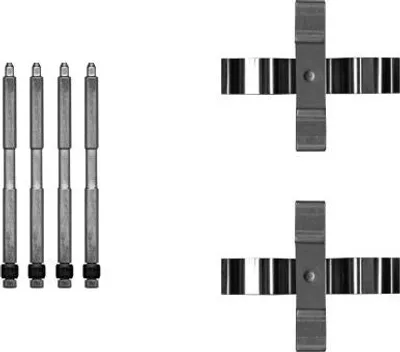 Produktbild von TEXTAR 82543400 Zubehörsatz Scheibenbremsbelag für BMW 1 Schrägheck (F20) 3 Touring (F31) 3 Limousine (F30, F80) 4 Gran Coupe (F36) 3 GT (F34)