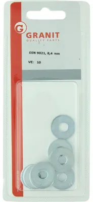 Obrázek produktu pro Zvětšené kulaté podložky DIN 9021 24 mm 10 ks.