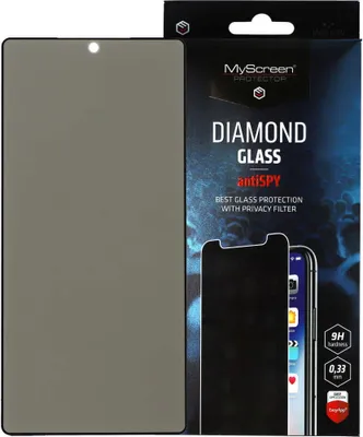 Obrázok produktu pre Súkromné sklo pre Galaxy S25 Ultra, MyScreen Diamond Glass antiSPY