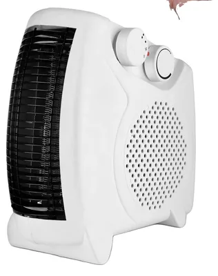 Produktbild von Elektrischer Heizlüfter, tragbares Design, einstellbares Thermostat, Weiß 2000W, EU