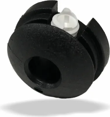 Produktbild von EUTRAC Montagenippel für Multi Adapter inkl. Zugentlastung, schwarz | 99-083-2