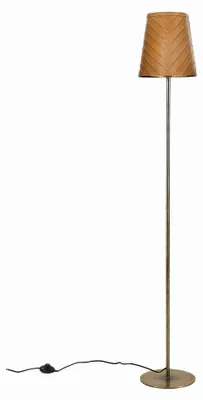 Zdjęcie produktu dla Lampa podłogowa Pomax Cinette, kolor brązowy, średnica 25 cm, wysokość 155 cm