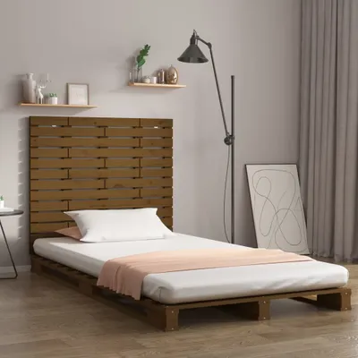 Produktbild von Wand-Kopfteil Honigbraun 141x3x91,5 cm Massivholz Kiefer , Kopfteile Design 2024