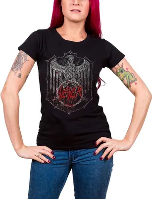 Produktbild von Slayer - "Bloody" T-Shirt für Damen RO1471 (M) (Schwarz)