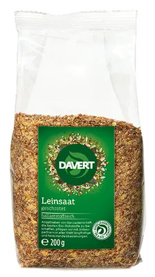 Produktbild von Davert - Geschrotete Leinsaat - 200g