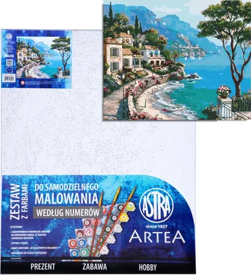 Immagine prodotto di Pittura per numeri 40x50cm Vacanze italiane Astra