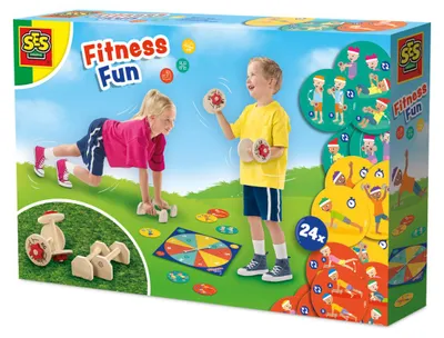 Produktbild von SES Creative Sportspiel Fitnessspaß mit 24 Übungen