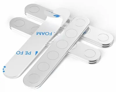 Produktbild von Neodymium-Magnet-Tape Selbstklebend starke Magnetband für das Fixieren von Neodymium-Magneten Klebermagneten 58x10x2mm Magnetband flach für Büro, Schule