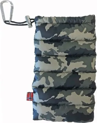 Produktbild von THOQ Smartphone-Tasche, daunengefüttert, camo-grün