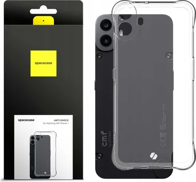 Obrázek produktu pro Silikonové pouzdro SPACECASE Anti-shock pro Nothing CMF Phone 1 Průhledný