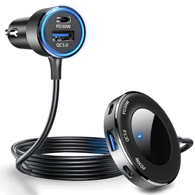 Obrázek produktu pro Nabíječka do auta 3 x USB Type-C + 2 x USB - 98 W eXtremestyle
