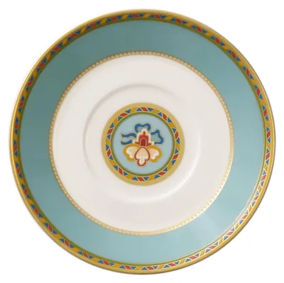 Zdjęcie produktu dla Villeroy&Boch - Spodek do filiżanki do espresso 12cm Samarkand Aquamarin