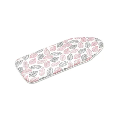 Produktbild von Bügelbrettbezug aus 100% Baumwolle - 131 x 47,5 cm mit Kordelzug, Blattmotiv