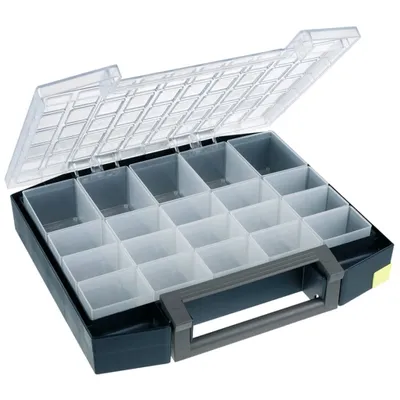 Produktbild von Raaco Sortimentskoffer Boxxser 80 5x10 mit 20 Einsätzen 134934