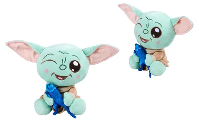 Produktbild von Plüsch STAR WARS Grogu mit Eidechse 25cm