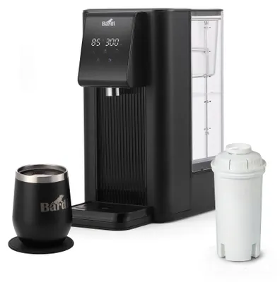 Produktbild von Bardi Heißwasserspender 4L – Wasserkocher mit Touchscreen – 8 Temperaturstufen (40–100 °C) – 5 Volumenstufen (100–400 ml) – Heißwasserhahn