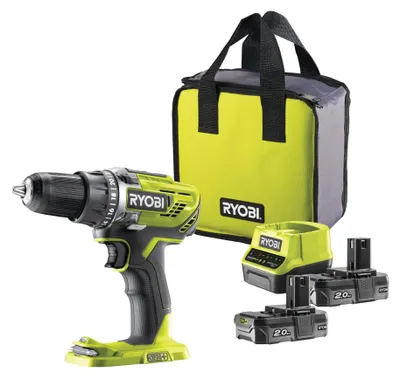 Immagine prodotto di Ryobi 18V R18DD3-220S Akku-Bohrschrauber grün/schwarz 5133003348