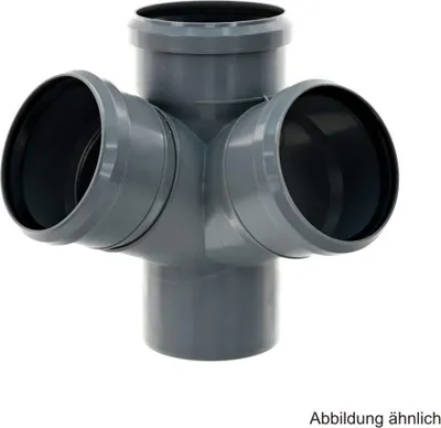 Produktbild von HT-Eck-Doppelabzweig DN 110 - 67°