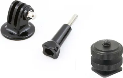 Zdjęcie produktu dla ADAPTER GORĄCA STOPKA na gwint 1/4'' + ŚRUBA do GoPro / SJCAM / Xiaomi