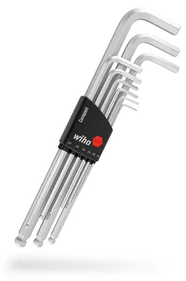 Imagen del producto de Juego de destornilladores hexagonales internos de Wiha, 9 piezas (modelo 02292)