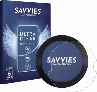 Produktbild von 6x Für OOONO P-DISC NO2 Schutzfolie Savvies Displayschutz Display Schutz Folie Klar Transparent