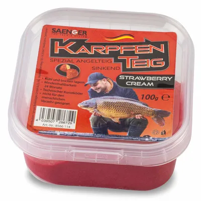 Produktbild von Saenger Karpfenteig 100g Strawberry Cream