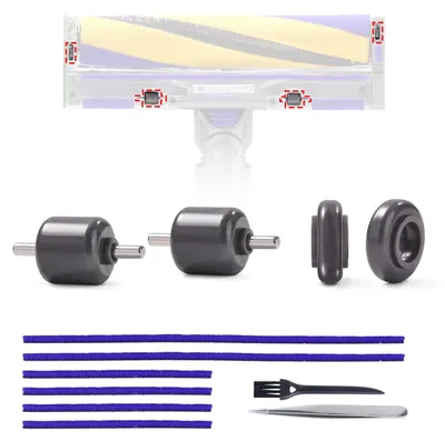Ersatz-Filzstreifen und Rollen für Dyson V15, V10 Slim, V12