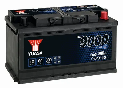 Image de YUASA YBX9115 12V 80Ah 800A AGM Start Stop