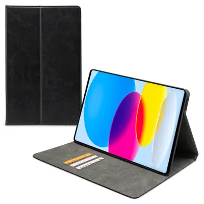 Image de MobilizePolyuréthaneLeather Book Case Black Apple iPad 2022/2025 11