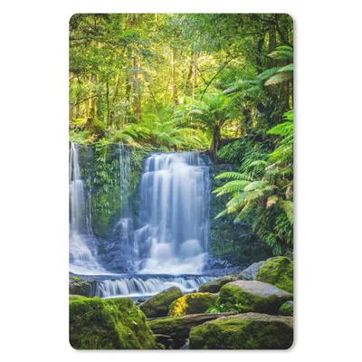 Produktbild von MuchoWow® Mauspad Mousepad Dschungel - Wasserfall - Australien - Pflanzen - Natur 18x27 cm - Mousepads - Maus Mat - Pad - Mausunterlage