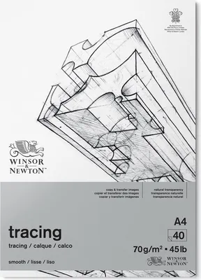 Zdjęcie produktu dla Podkładka WINSOR & NEWTON 70g, A4 40 arkuszy