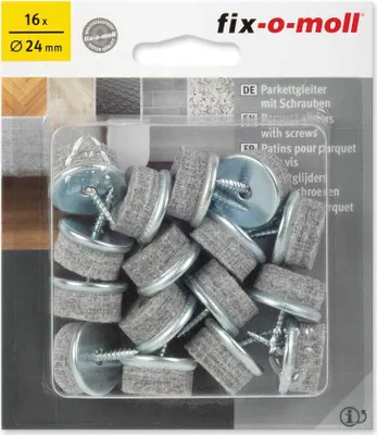 Produktbild von Parkettgleiter rund 24mm Sparpack fix-o-moll