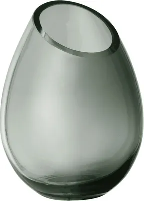 Obrázek produktu pro Blomus DROP Váza, dekorativní váza, váza na květiny, skleněná váza, barevné sklo, kouřová, 16,7 cm, 65963