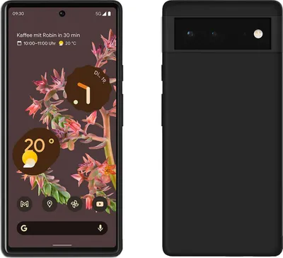 Obrázok produktu pre Základné silikónové puzdro kompatibilné s puzdrom Google Pixel 6 TPU mäkká ochrana mobilného telefónu v čiernej farbe