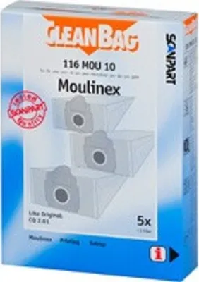 Produktbild von Cleanbag Staubsaugerbeutel 116MOU10 für Moulinex