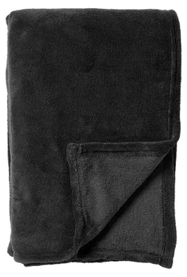 Produktbild von Dutch Decor Wohndecke Flanell-Fleece Sidney 140x180 cm Schwarz